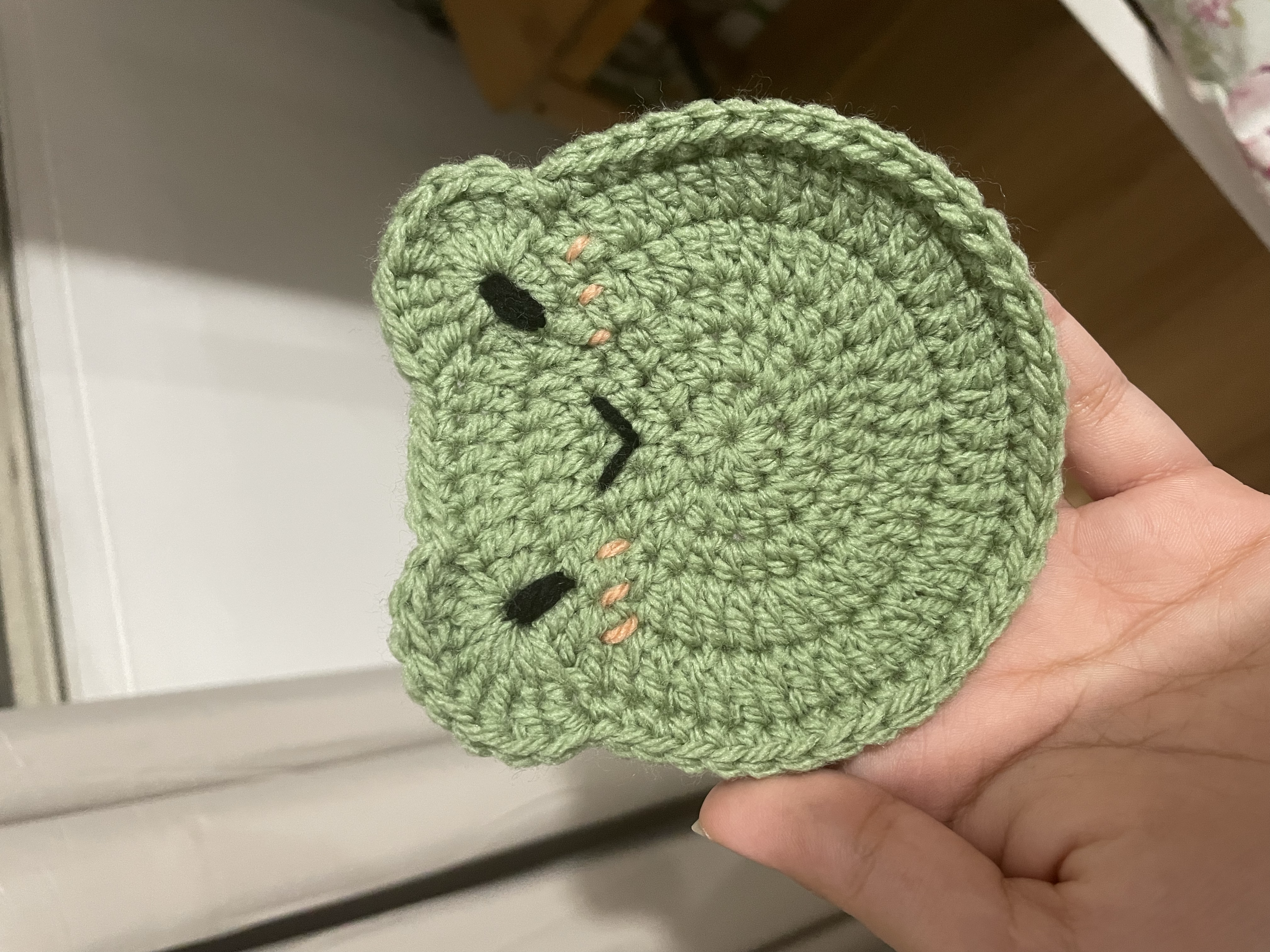 Picture of crocheted frog
